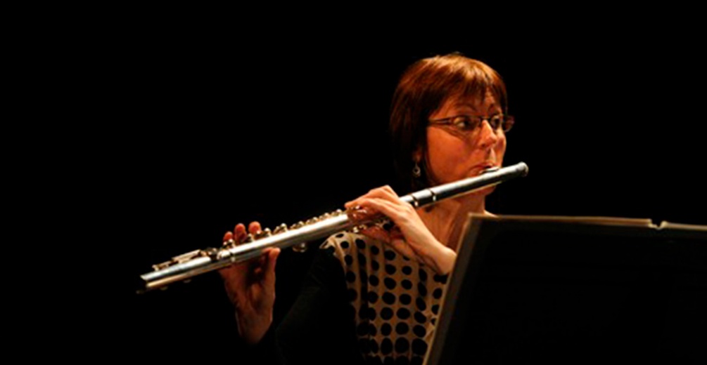 La flûtiste Sophie Cherrier  © Luc Hossepied